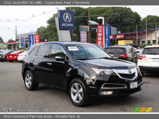 2012 Acura MDX SH-AWD in Crystal Black Pearl