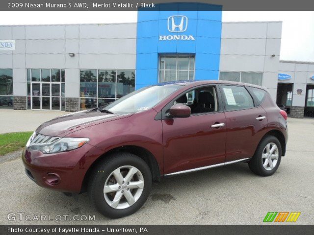 2009 Nissan Murano S AWD in Merlot Metallic