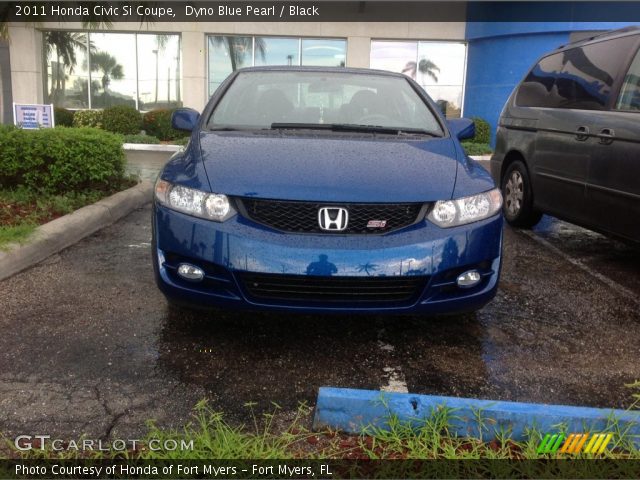 2011 Honda Civic Si Coupe in Dyno Blue Pearl