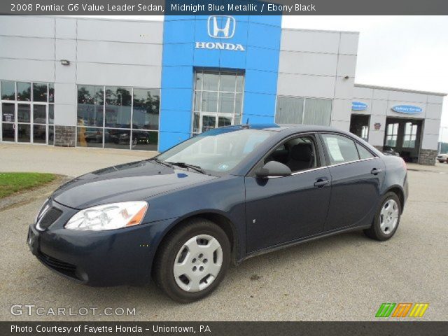 2008 Pontiac G6 Value Leader Sedan in Midnight Blue Metallic