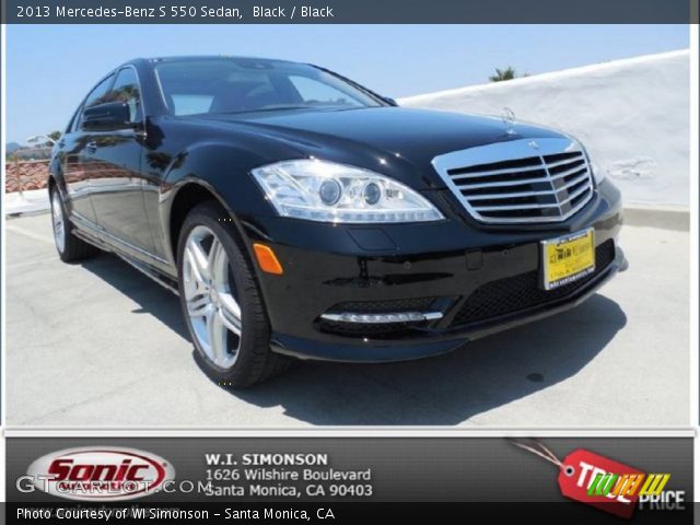 2013 Mercedes-Benz S 550 Sedan in Black