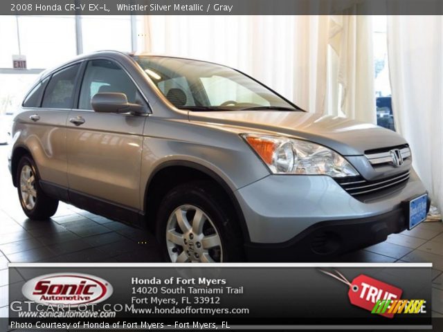 2008 Honda CR-V EX-L in Whistler Silver Metallic