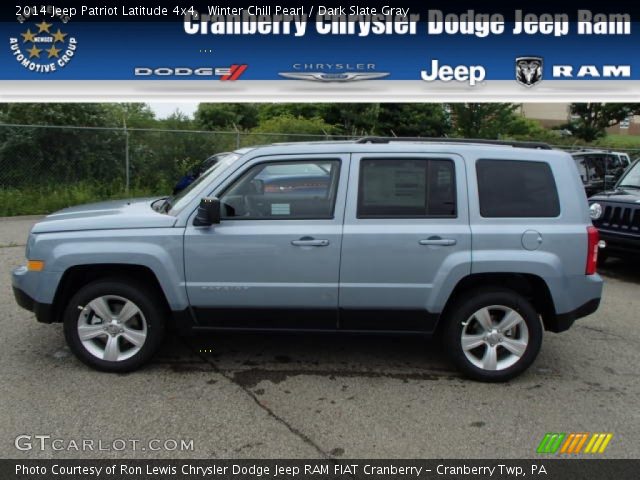 2014 Jeep Patriot Latitude 4x4 in Winter Chill Pearl