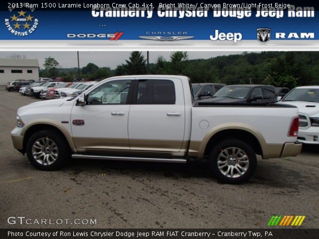 2013 Ram 1500 Laramie Longhorn Crew Cab 4x4 in Bright White