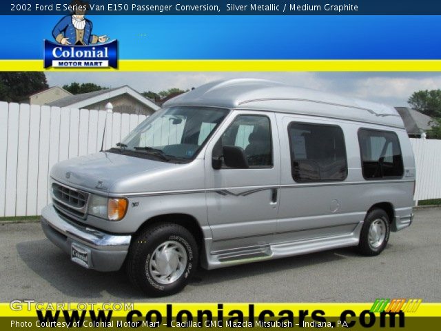 2002 Ford E Series Van E150 Passenger Conversion in Silver Metallic