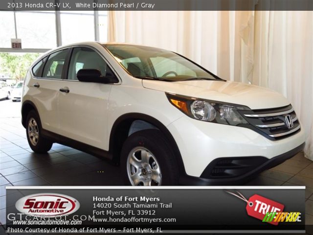 2013 Honda CR-V LX in White Diamond Pearl