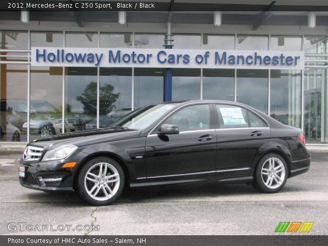 2012 Mercedes-Benz C 250 Sport in Black
