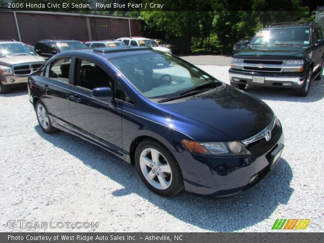 2006 Honda Civic EX Sedan in Royal Blue Pearl