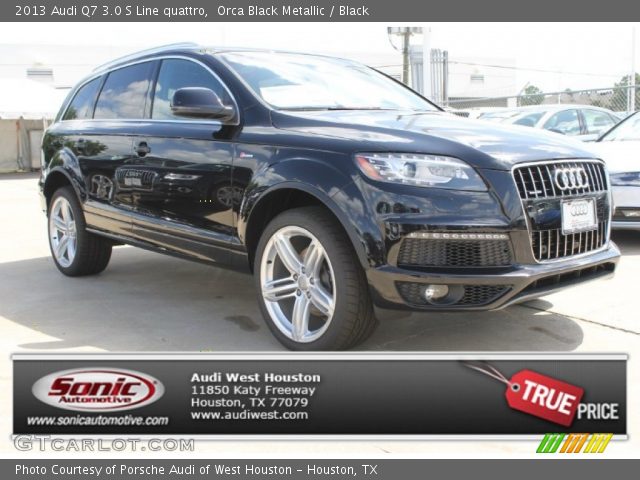 2013 Audi Q7 3.0 S Line quattro in Orca Black Metallic