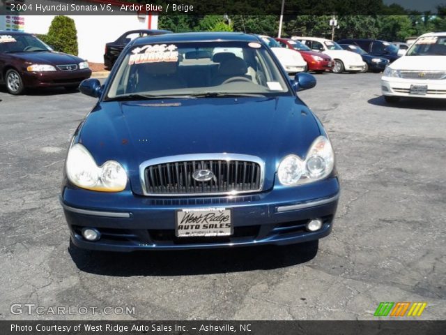 2004 Hyundai Sonata V6 in Ardor Blue