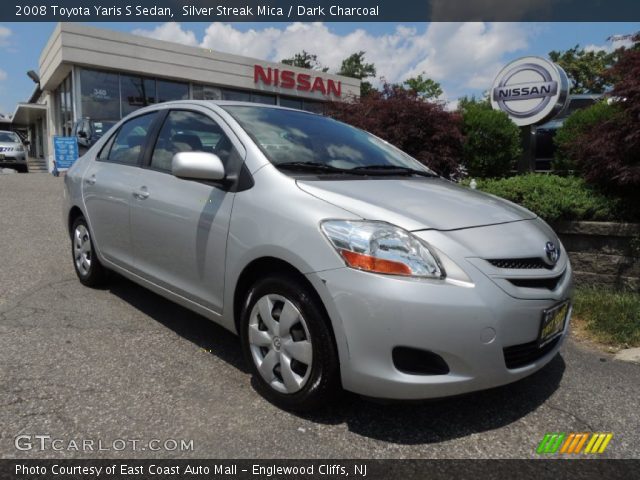 2008 Toyota Yaris S Sedan in Silver Streak Mica