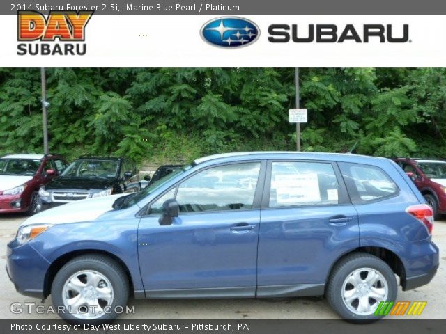 2014 Subaru Forester 2.5i in Marine Blue Pearl