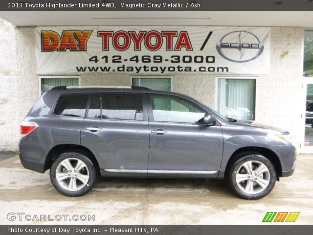 2013 Toyota Highlander Limited 4WD in Magnetic Gray Metallic
