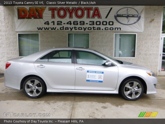 2013 Toyota Camry SE V6 in Classic Silver Metallic