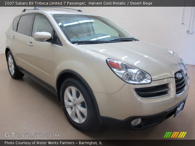 2007 Subaru B9 Tribeca Limited 7 Passenger in Harvest Gold Metallic