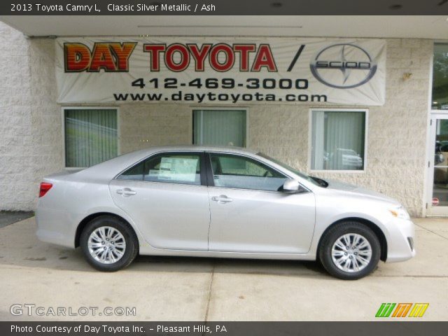 2013 Toyota Camry L in Classic Silver Metallic