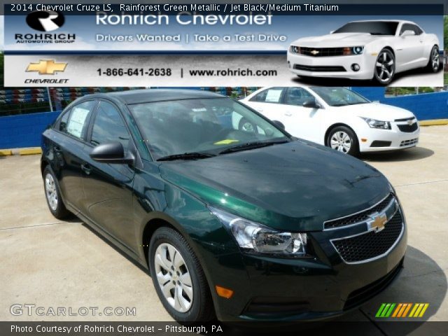 2014 Chevrolet Cruze LS in Rainforest Green Metallic