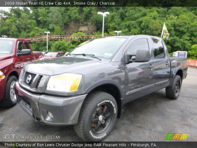 2009 Nissan Titan XE Crew Cab 4x4 in Smoke Gray