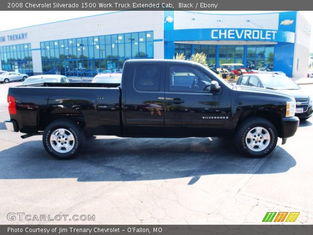 2008 Chevrolet Silverado 1500 Work Truck Extended Cab in Black