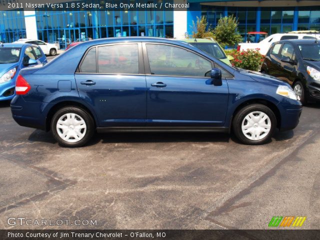 2011 Nissan Versa 1.8 S Sedan in Blue Onyx Metallic