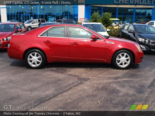 2008 Cadillac CTS Sedan in Crystal Red
