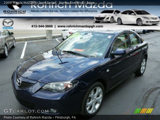 2009 Mazda MAZDA3 i Sport Sedan in Stormy Blue Mica
