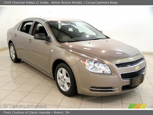 2008 Chevrolet Malibu LS Sedan in Amber Bronze Metallic