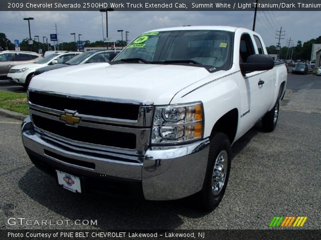 2009 Chevrolet Silverado 2500HD Work Truck Extended Cab in Summit White
