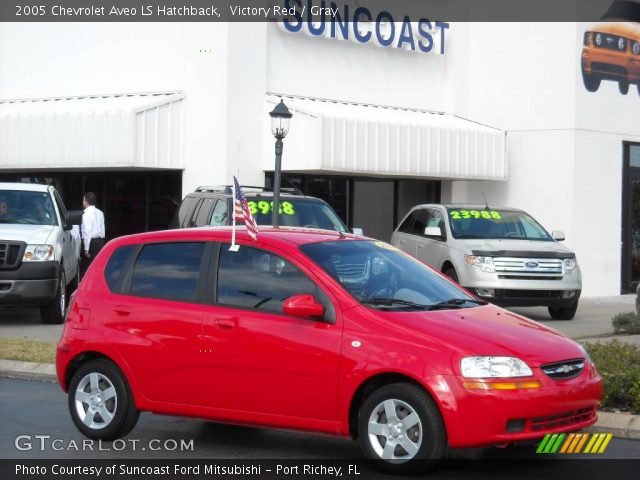 2005 Chevrolet Aveo LS Hatchback in Victory Red