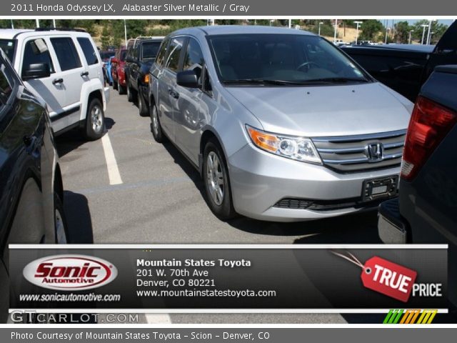 2011 Honda Odyssey LX in Alabaster Silver Metallic