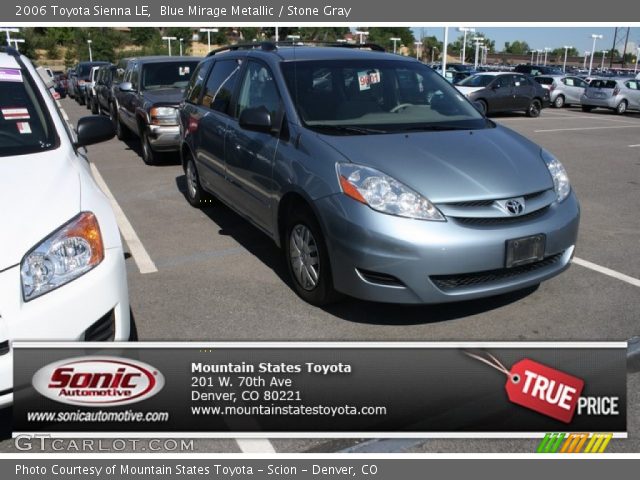 2006 Toyota Sienna LE in Blue Mirage Metallic