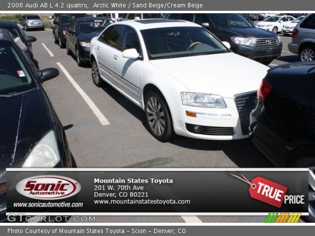 2006 Audi A8 L 4.2 quattro in Arctic White