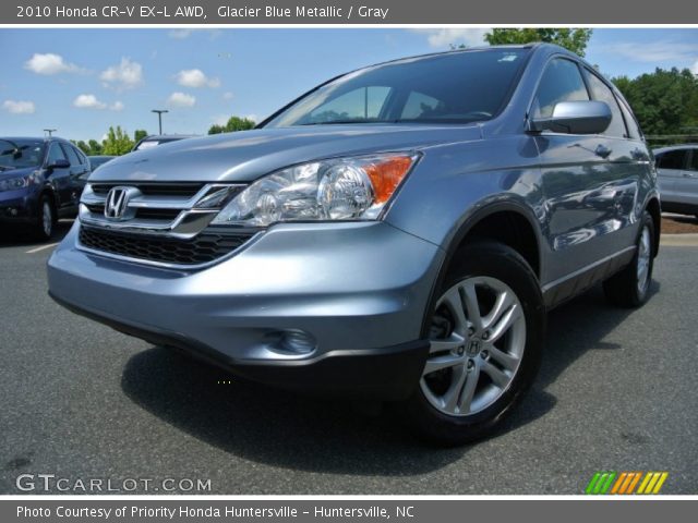 2010 Honda CR-V EX-L AWD in Glacier Blue Metallic