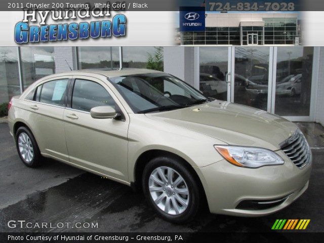 2011 Chrysler 200 Touring in White Gold
