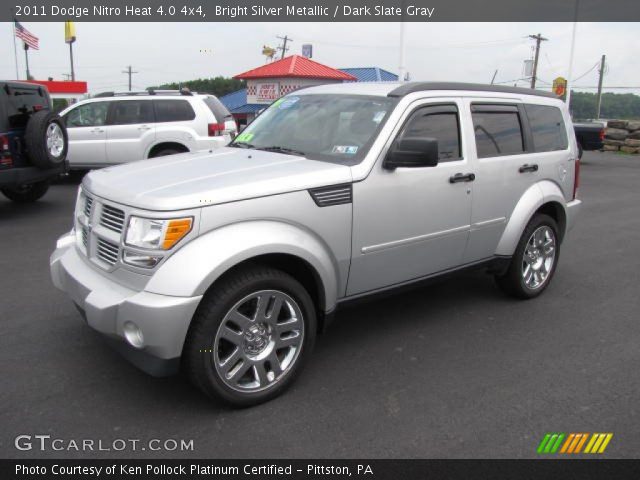 2011 Dodge Nitro Heat 4.0 4x4 in Bright Silver Metallic