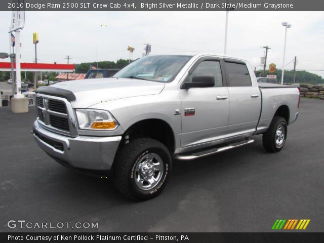 2010 Dodge Ram 2500 SLT Crew Cab 4x4 in Bright Silver Metallic