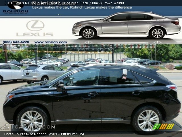 2010 Lexus RX 450h AWD Hybrid in Obsidian Black