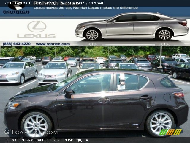 2013 Lexus CT 200h Hybrid in Fire Agate Pearl