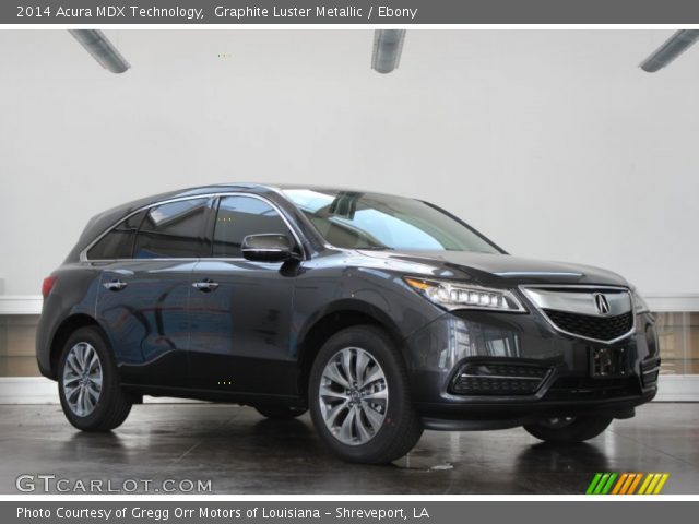 2014 Acura MDX Technology in Graphite Luster Metallic