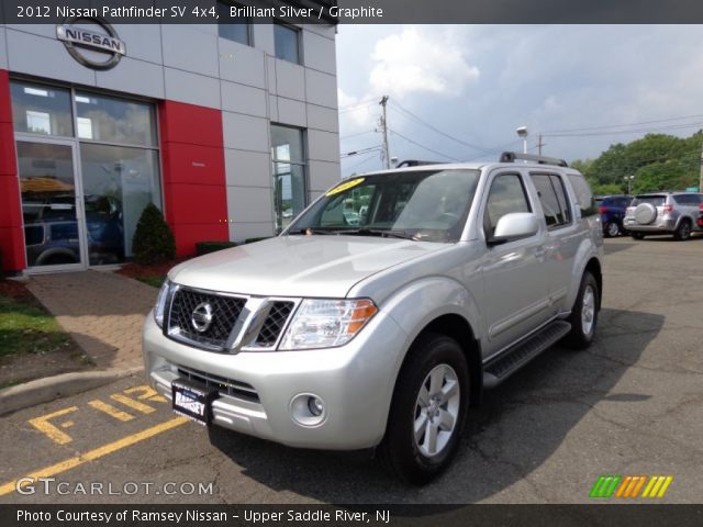 2012 Nissan Pathfinder SV 4x4 in Brilliant Silver