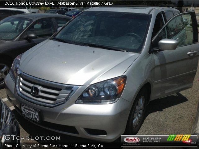2010 Honda Odyssey EX-L in Alabaster Silver Metallic