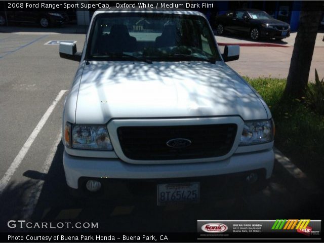 2008 Ford Ranger Sport SuperCab in Oxford White