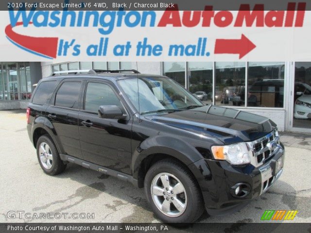 2010 Ford Escape Limited V6 4WD in Black