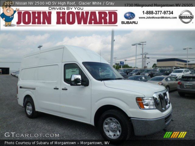 2013 Nissan NV 2500 HD SV High Roof in Glacier White