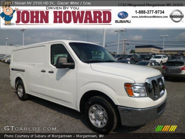 2013 Nissan NV 2500 HD SV in Glacier White