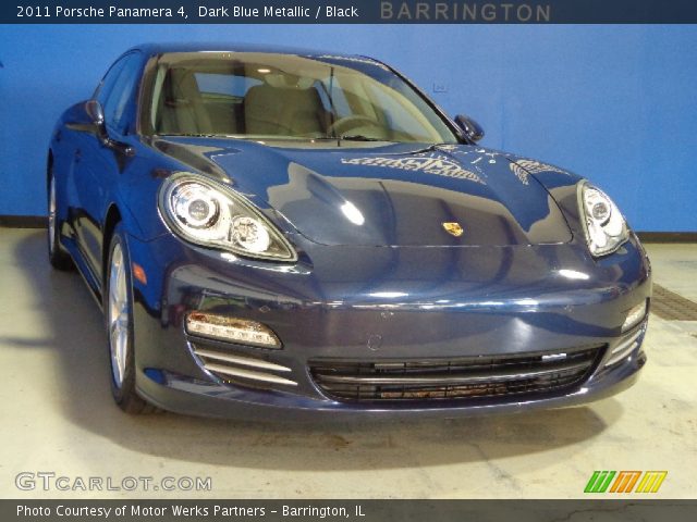 2011 Porsche Panamera 4 in Dark Blue Metallic