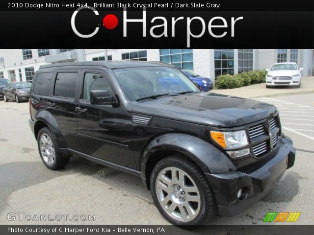 2010 Dodge Nitro Heat 4x4 in Brilliant Black Crystal Pearl