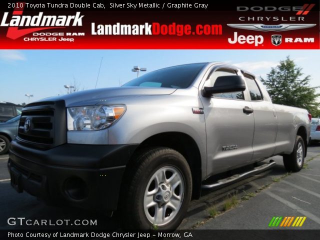 2010 Toyota Tundra Double Cab in Silver Sky Metallic