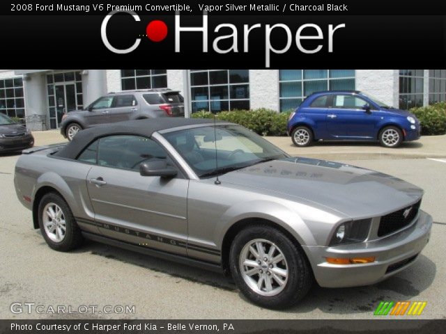 2008 Ford Mustang V6 Premium Convertible in Vapor Silver Metallic