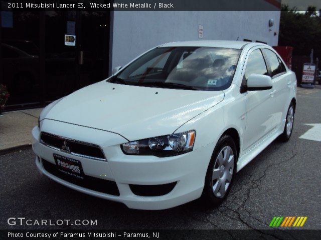 2011 Mitsubishi Lancer ES in Wicked White Metallic